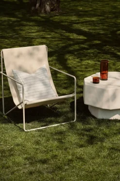 Ferm Living Table For Outdoor Use|Outdoor Lounge Furniture*Staffa coffee table 83.7x75.8 cm, Ivory White