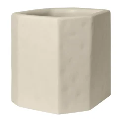 Ferm Living Garden Details & Accessories*Staffa pot, Ivory, 35x33x36 cm White
