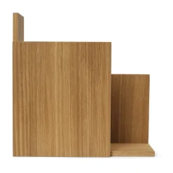 Ferm Living Shelves & Shelving Systems*Stagger shelf square, Oiled Oak Brown