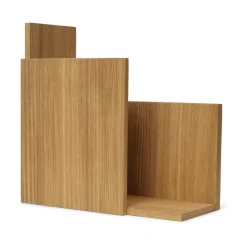 Ferm Living Shelves & Shelving Systems*Stagger shelf square, Oiled Oak Brown