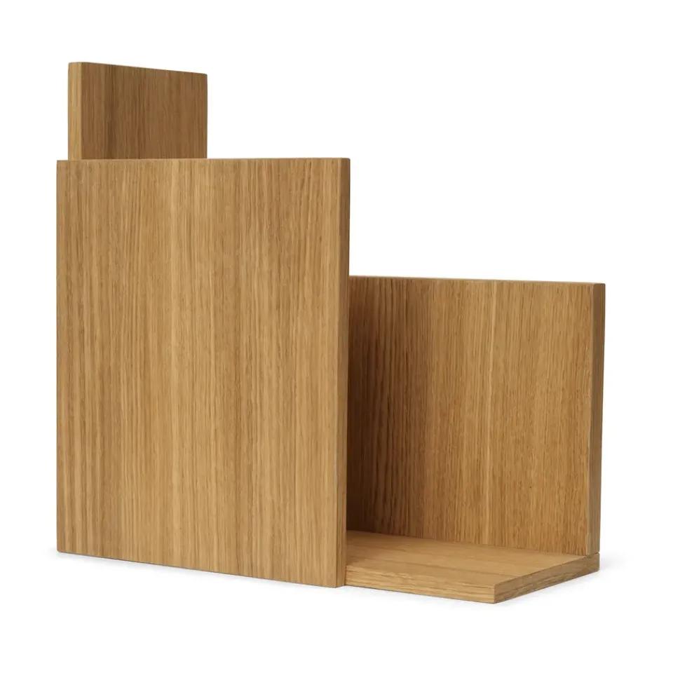 Ferm Living Shelves & Shelving Systems*Stagger shelf square, Oiled Oak Brown