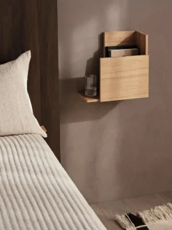 Ferm Living Shelves & Shelving Systems*Stagger shelf square, Oiled Oak Brown