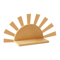 Kid's Concept Shelves & Shelving Systems*Star shelf circle incl stickers, Mustard Yellow