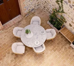 Cane-line Garden Details & Accessories|Seat Cushions & Pads*Stay chair cushion set, Sand (Natté) Beige