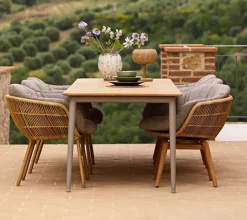 Cane-line Balcony Furniture*Stay chair swivel, Natural (Weave) Brown