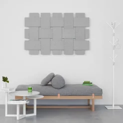 A2 Day Beds & Chaises|Sofas*Stay day bed, Fabric . body in oiled oak Grey