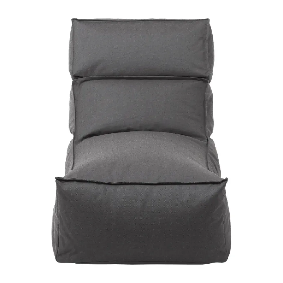 Blomus Seating*STAY lounge armchair pouf 60x120 cm, Coal Grey