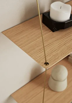 Woud Shelves & Shelving Systems*Stedge Add-on shelf 80 cm, Oak Beige