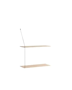 Woud Shelves & Shelving Systems*Stedge shelf 60 cm, White pigmented oak Beige