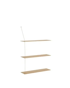 Woud Shelves & Shelving Systems*Stedge wall shelf 80 cm, Oak Beige