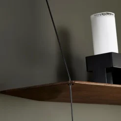 Woud Shelves & Shelving Systems*Stedge wall shelf 80 cm, Smoked oak Brown