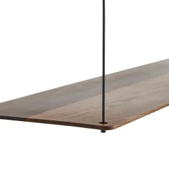 Woud Shelves & Shelving Systems*Stedge wall shelf 80 cm, Smoked oak Brown