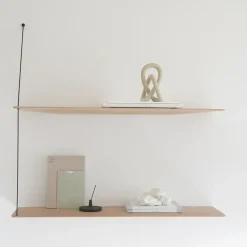 Woud Shelves & Shelving Systems*Stedge wall shelf 80 cm, white-pigmented oak Brown