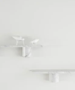 Normann Copenhagen Shelves & Shelving Systems*Sten Shelf 120 cm, marble White