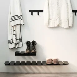 Maze Shoe Racks*Step shoe shelf, Black