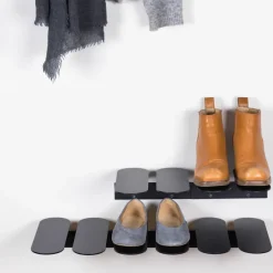 Maze Shoe Racks*Step shoe shelf, Black