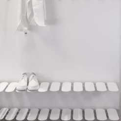 Maze Shoe Racks*Step shoe shelf, White