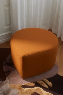 AYTM Armchairs & Footstools|Sitting Poufs*Stilla pouf, Amber Yellow