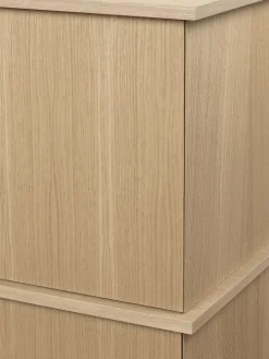 Ferm Living Dressers & Sideboards*Stilt sideboard double 109x100 cm, Natural oak Beige