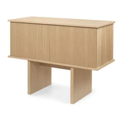 Ferm Living Dressers & Sideboards*Stilt sideboard single 72,5x100 cm, Natural oak Beige
