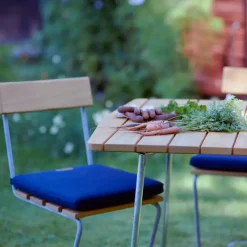 Grythyttan Stålmöbler Seating|Balcony Furniture*Stol 1 chair, Oak oil-hot-dip galvanized stand Beige
