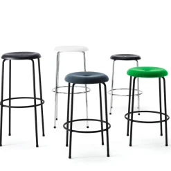 Lammhults Bar Stools*Stool barstool, -chrome, 78 cm Black