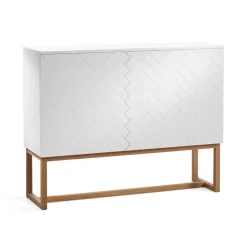 A2 Display & Glass Cabinets*Story cabinet, -oak legs White
