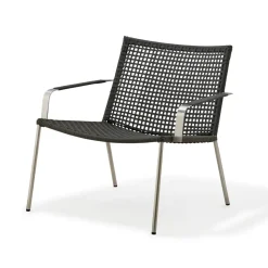 Cane-line Outdoor Lounge Furniture*Straw lounge armchair, Anthracite Grey