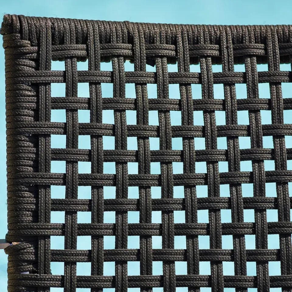 Cane-line Outdoor Lounge Furniture*Straw lounge armchair, Anthracite Grey