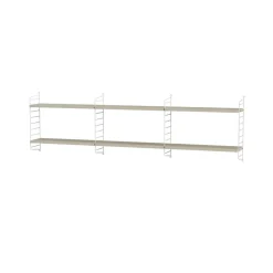String String Shelves*bedroom ash & white - Combination E Beige