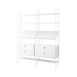 String String Shelves*bookshelf combination A - White