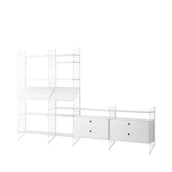 String String Shelves*bookshelf combination C - White
