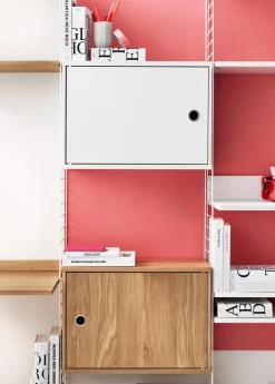 String String Shelves|Display & Glass Cabinets*cabinet with door, , 58x30 cm White