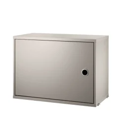 String String Shelves|Display & Glass Cabinets*cabinet with door, , 58x30 cm Beige