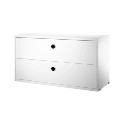 String String Shelves|Dressers & Drawer Units*cabinet with drawers, , 78x30 cm White