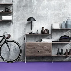 String String Shelves|Dressers & Drawer Units*cabinet with drawers, , 78x30 cm White