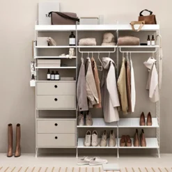 String String Shelves|Dressers & Drawer Units*cabinet with drawers, , 78x30 cm White