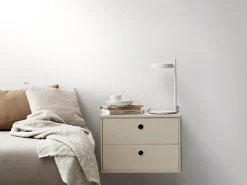 String String Shelves|Dressers & Drawer Units*cabinet with drawers, Oak, 58x30 cm Beige