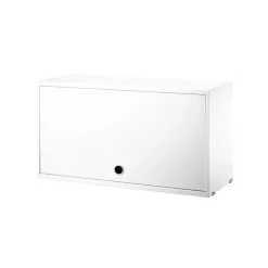 String String Shelves|Display & Glass Cabinets*cabinet with flip door, , 78x30 cm White