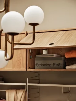 String String Shelves|Display & Glass Cabinets*cabinet with flip door, , 78x30 cm White