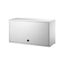 String String Shelves|Display & Glass Cabinets*cabinet with flip door, , 78x30 cm Grey