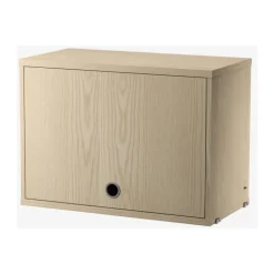 String String Shelves|Display & Glass Cabinets*cabinet with flip door, Ash, 58x30 cm Beige