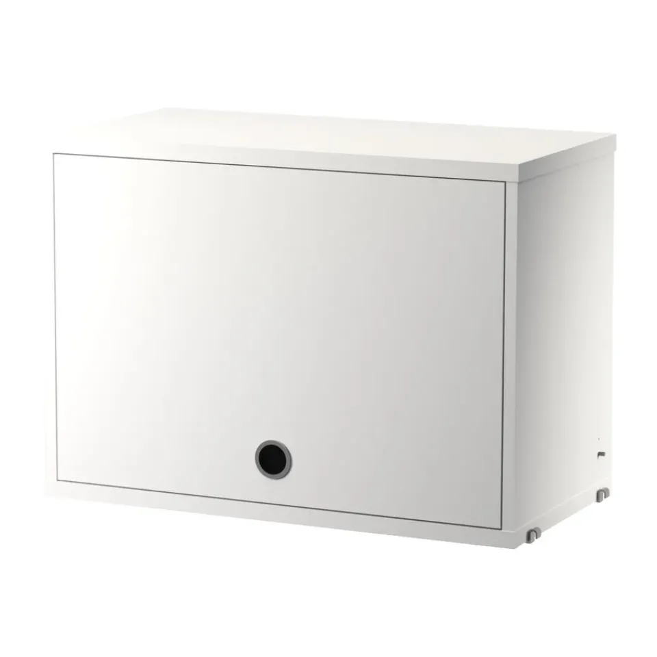 String String Shelves|Display & Glass Cabinets*cabinet with flip door, , 58x30 cm White