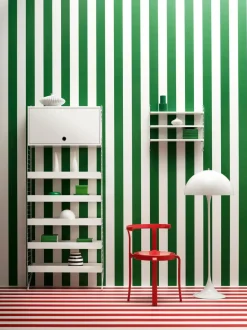 String String Shelves|Display & Glass Cabinets*cabinet with flip door, , 58x30 cm White