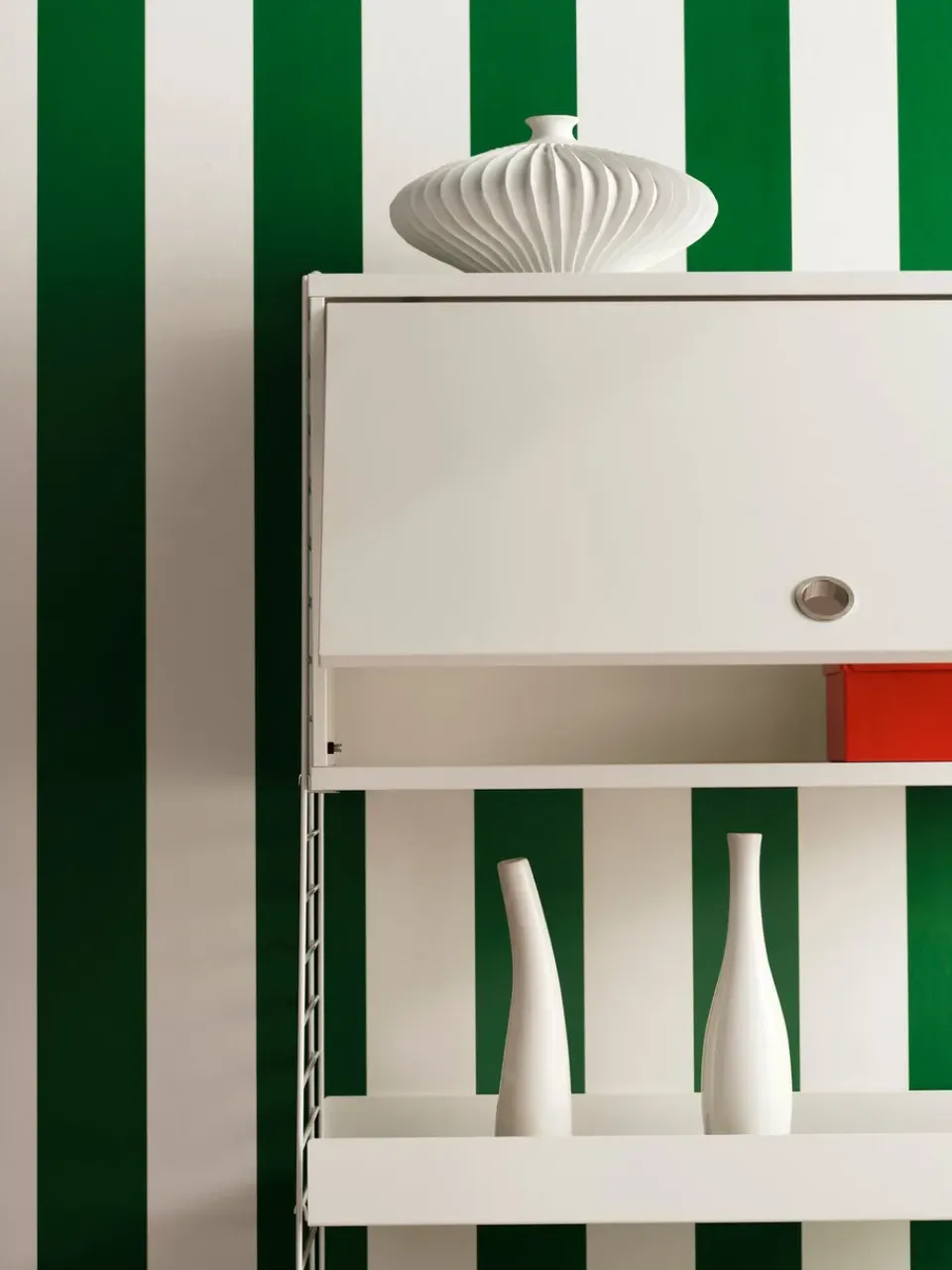 String String Shelves|Display & Glass Cabinets*cabinet with flip door, , 58x30 cm White