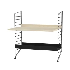 String String Shelves*children's room ash & black - Combination A Beige