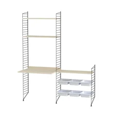 String String Shelves*children's room ash & black - Combination E Beige