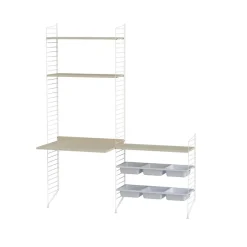 String String Shelves*children's room ash & white - Combination E Beige