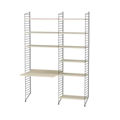 String String Shelves*children's room ash & black - Combination D Beige