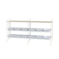 String String Shelves*children's room - Combination F Beige
